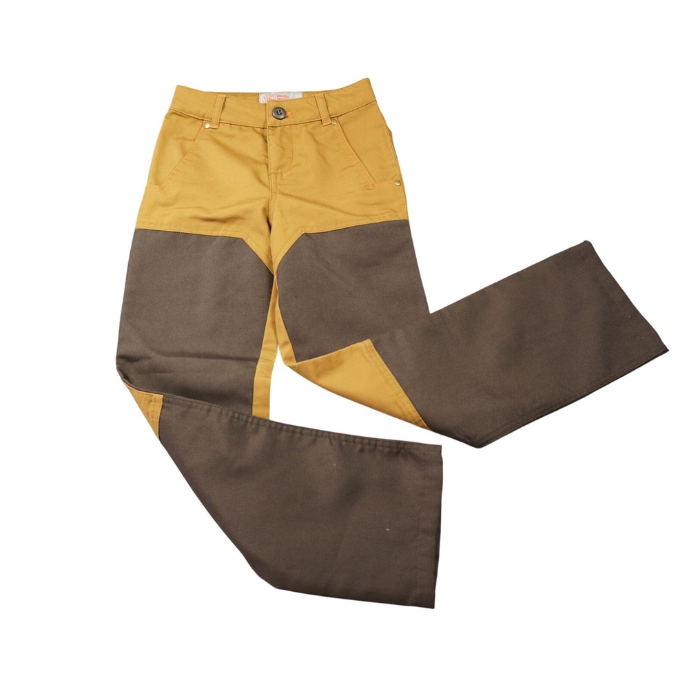 Master Sportsman Kids Size 8 Brown Tan Rugged Outdoor Gear Hunting Brush Pants